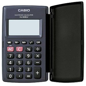 Calculadora Portátil Casio 8 Dígitos HL-820LV-bk Preto