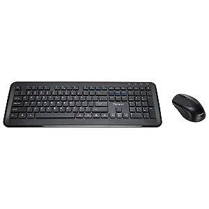 Kit Teclado e Mouse Sem Fio Targus 2.4 GHz KM610 - Preto