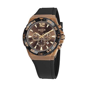 Relógio Masculino Seculus Cronógrafo 20779GPSVZU1 Marrom