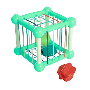 Brinquedo Desafio à Fio Cubo Tateti Calesita R.871 Turquesa