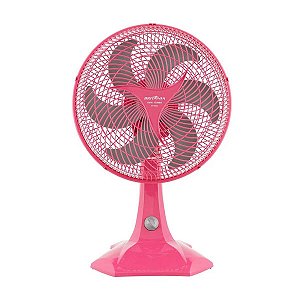 Ventilador de Mesa Britânia 30cm 6 Pás 60W BVT304 Rosa 220V