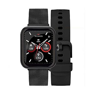 Smartwatch Technos Troca-Pulseira TMAXAS/8P Preto