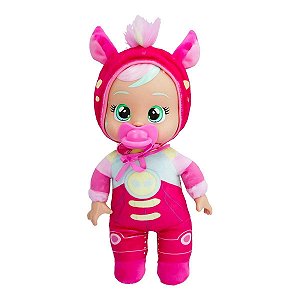 Boneca Cry Babies Multikids Tiny Cuddles BR2298 Rosa/Verde