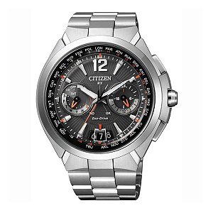 Relógio Citizen Satellite Wave Eco-Drive TZ20439J Prata