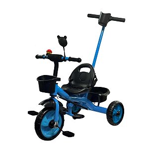 Triciclo Infantil Com Empurrador Importway BW311AZ Azul