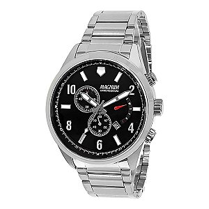 Relógio Masculino Magnum Cronógrafo MA35182T - Prata