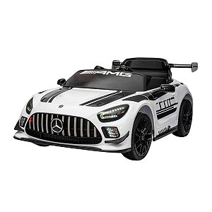 Mini Carro Elétrico Importway 12V M. Benz GT3 BW313BR Branco