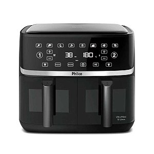 Fritadeira Air Fryer Philco 10L Cesto Duplo 2000W PAF10A 127V