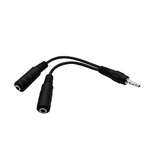 Adaptador P2 para P3 Acabamento em Nylon Multilaser WI409