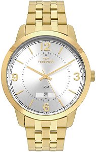 Relógio Technos Masculino Dourado Classic Steel 2115mtf/4k