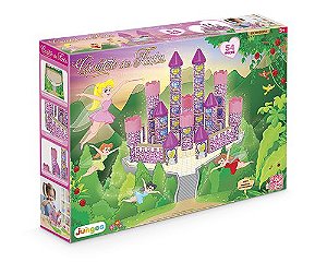 CASTELO DAS FADAS EM MDF 54 PEÇAS JUNGLES REF.728