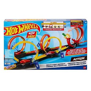 Pista Hot Wheels Super Loja de Pneus City 2022 Mattel HDP02