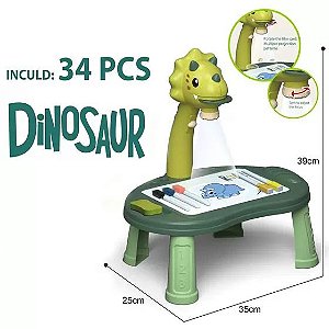 MESA DINOSSAURO COM/PROJETOR ARTÍSTICA TOY KING