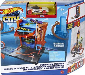 PISTA HOTWHEELS CITY PARKGARAGEM MATTEL HDR28