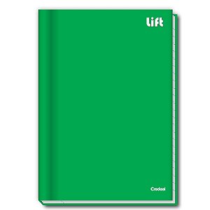 Kit C/5 Cadernos Brochura 80F Lift Verde Credeal