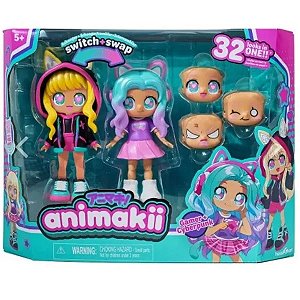 BONECA ANIMAKII 32 LOOKS MULTIKIDS BR2457