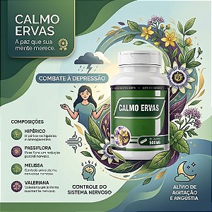 Calmo Ervas - 60 caps
