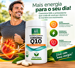 Coenzima Q10 - 60 cápsulas