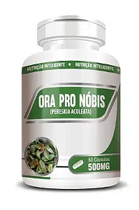 Ora Pro Nóbis 100%Natural  - 60 Cápsulas/500Mg - Rn