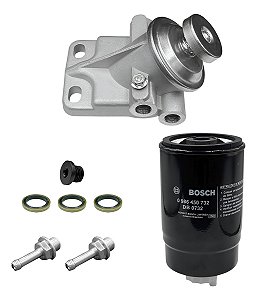 Cabeçote Suporte Filtro Combustível + Filtro de Combustível  Silverado S10 D20 Diesel