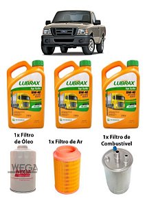 Kit Troca Óleo 15w40 Ford Ranger 3.0 Diesel 2008 Até 2011