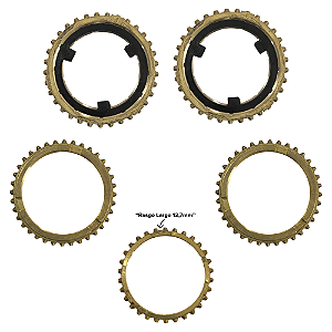 Kit Anel Sincronizador 1a 2a 3a 4a 5a GM Chevrolet S10 Blazer 2.2 2.4 1995 até 2011 "Caixa Eaton 1305"
