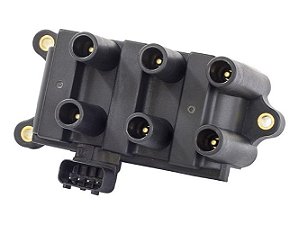 Bobina Ignição Ford F250 4.2 V6 Gasolina 4 Pinos