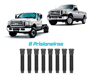 8 Prisioneiro Parafuso Roda Ford F250 E F350 2003 Em Diante