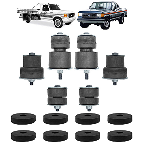 Kit Coxim Cabine + Carroceria F1000 F4000 1993 Até 1998
