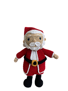 Papai Noel amigurumi (34 x 24 cm)