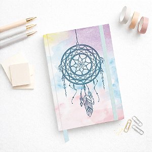 Caderno A5 Filtro dos Sonhos com elástico