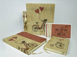 Kit Presente Bicicleta - Cadernos e Cards