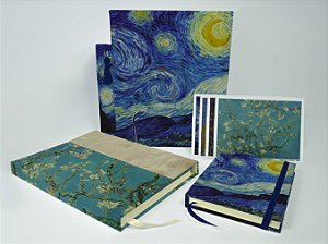 Kit Presente Van Gogh - Cadernos e Cards