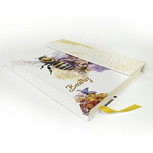 Caderno Personalizado Abelhas com Ímã A5