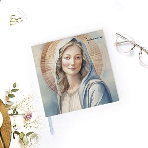 Caderno Quadrado Personalizado Maria 20x20 - Sem Pauta