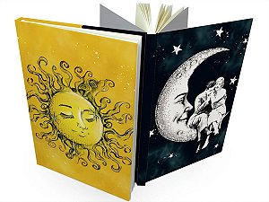 Caderno duplo Sol e Lua
