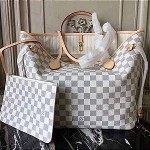 Bolsa Louis Vuitton Neverfull Damier Azur