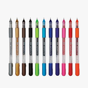 Caneta Gel Inkfinity – Cor: Prata Silver Glitter – 1.0mm –  Tris