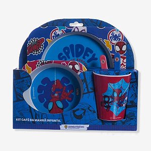 Kit Refeição Completo Infantil Spider Man  Zonacriativa