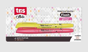Marca-Texto Holic Fancy Flash – Glitter – Cartela C/2 un – Tris