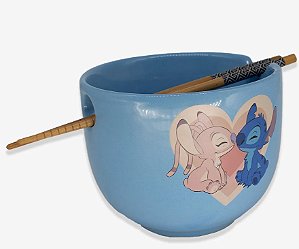 Bowl Stitch Com Hashi 500ml Meu Monstrinho