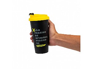 Copo Viagem Style Urbano Preciso de Café