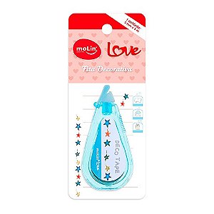 Fita Decorativa Love Estrela 5mmx5m - Molin