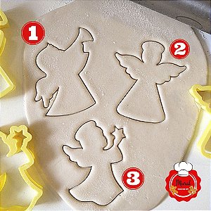 Cortador de bolachas Anjos de Natal