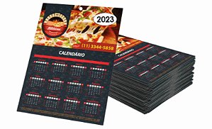 CALENDÁRIO PAREDE, 1000 unid., 250gr, com furo, 20x27 cm
