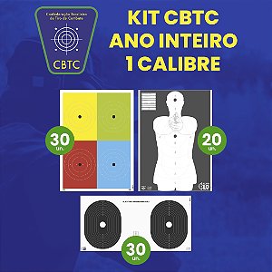 Kit CBTC | 80 Alvos para Todas as Provas Oficiais da CBTC
