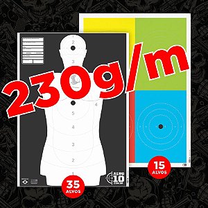 KIT IAT – Alvos homologados SAT | 50 un