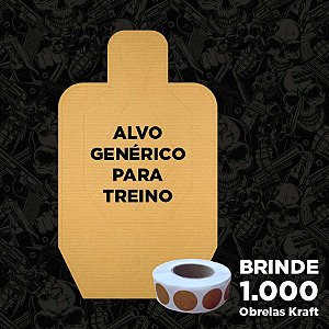 Alvo Defensivo 0-2-5 | Modelo Genérico Kraft + 1.000 Obreias | 50 un
