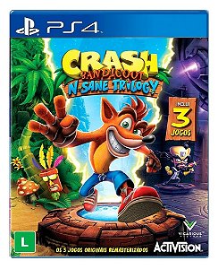Crash BandicootN. Sane Trilogy para PS4 - Mídia Digital