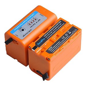 Bateria Np-f970 - Laranja Usb Recarregável